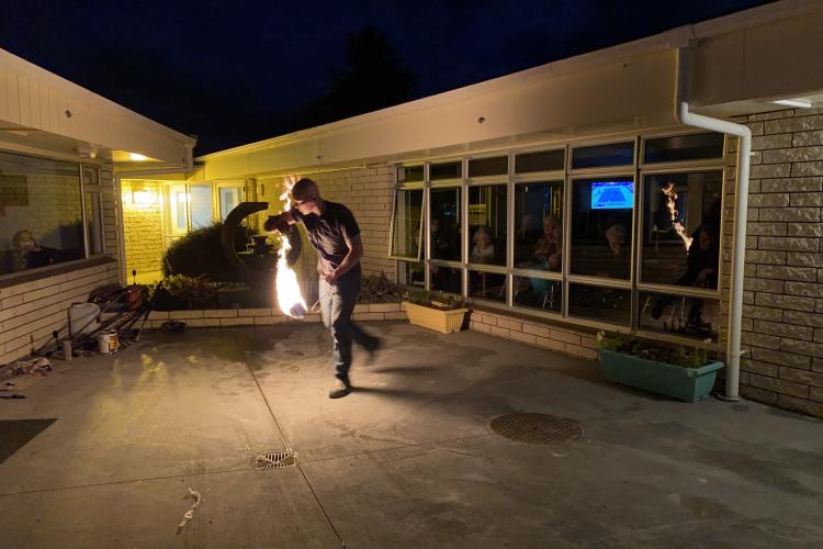 Fire display